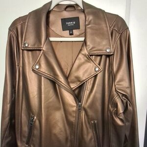 Torrid bronze Motorcycle Jacket
